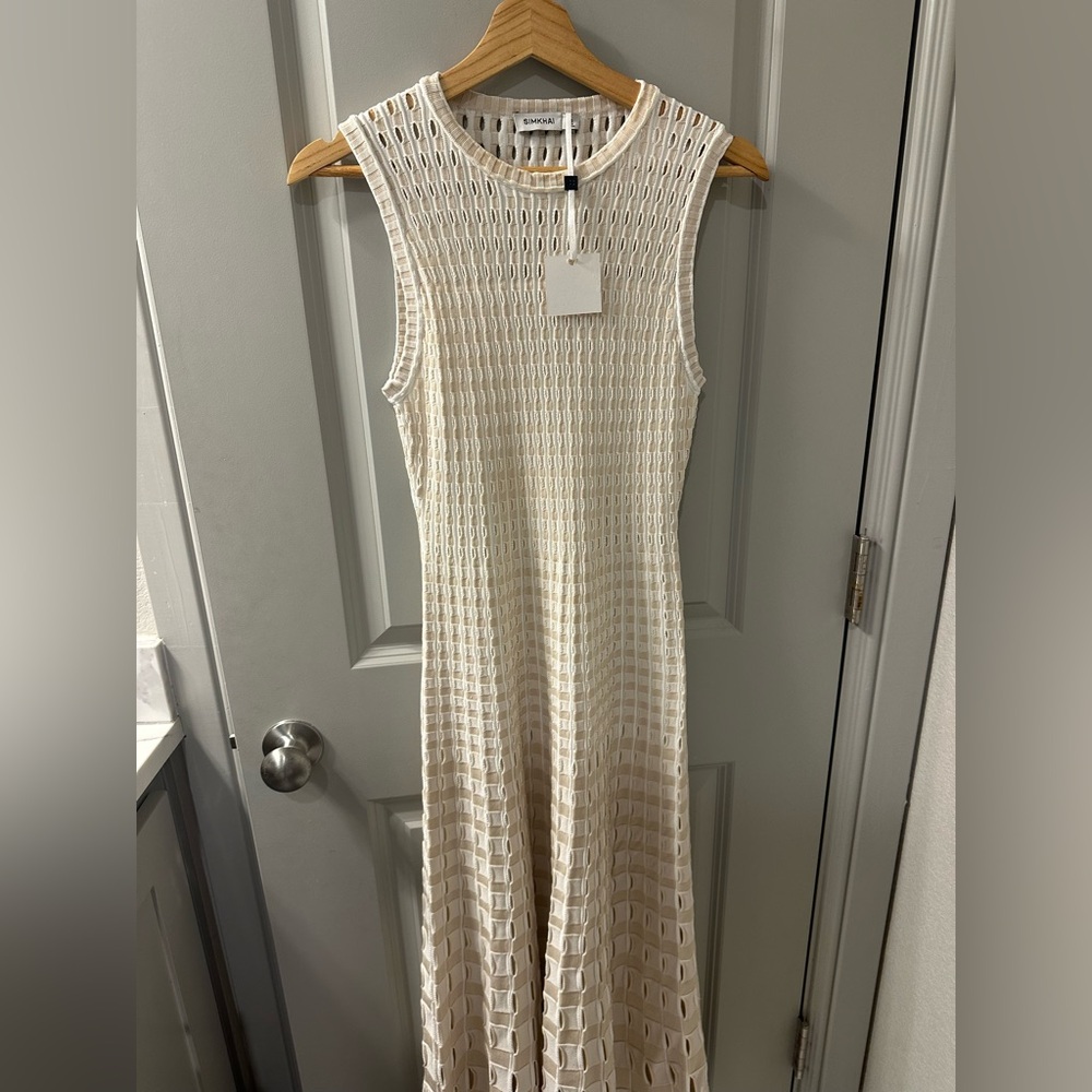 Simkhai Zelma maxi dress -sand multi - Picture 3 of 6